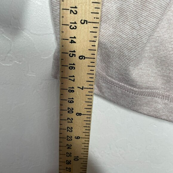 Vuori Pink White Stripe Rhythm Pocket Biker Shorts - Picture 9 of 9